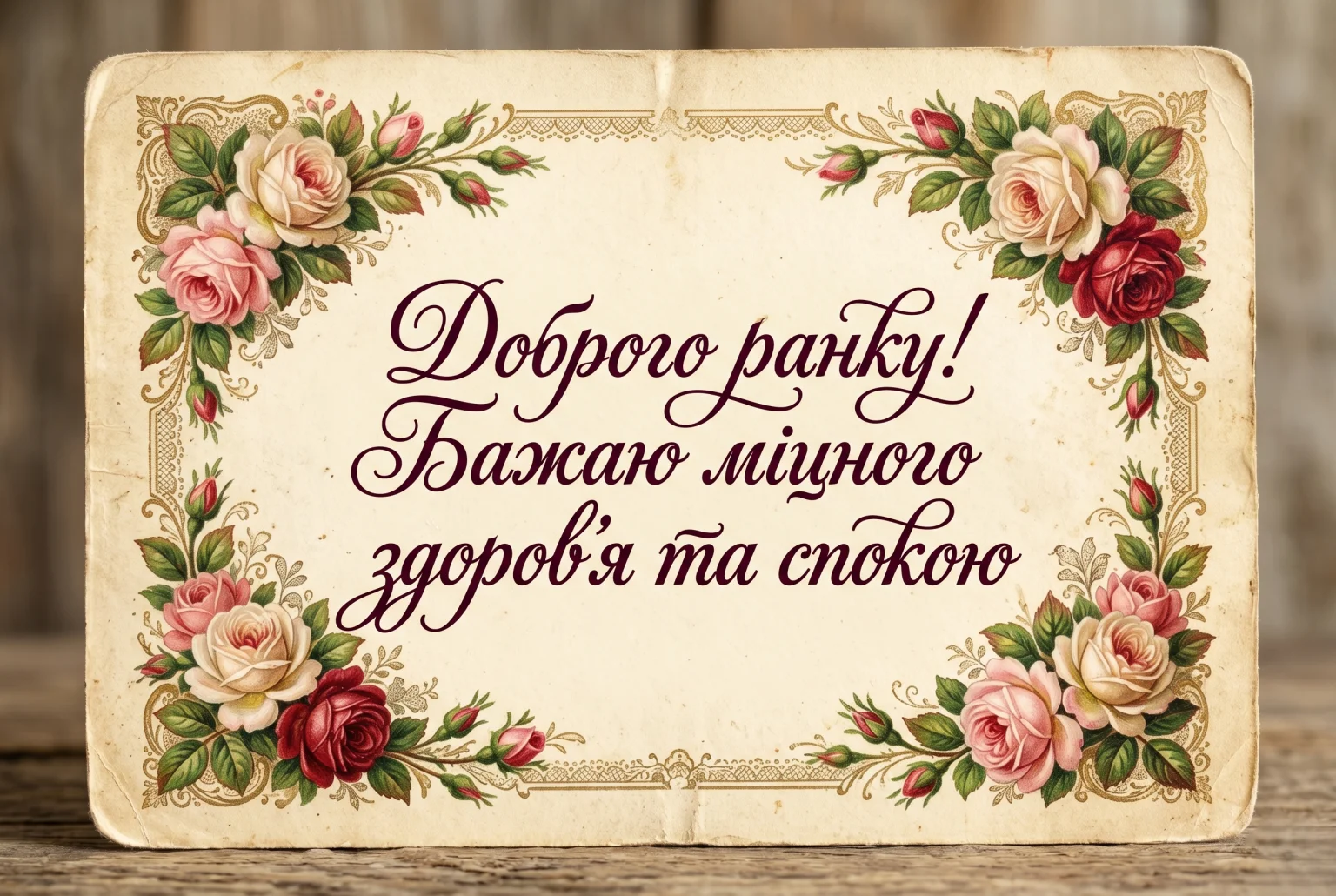 Доброго ранку, бажаю здоров’я: душевні картинки та щирі вітання для близьких