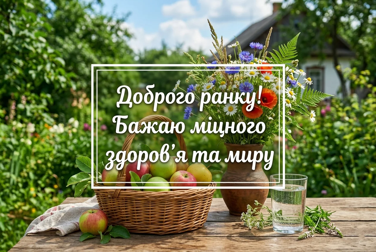 Доброго ранку, бажаю здоров’я: душевні картинки та щирі вітання для близьких