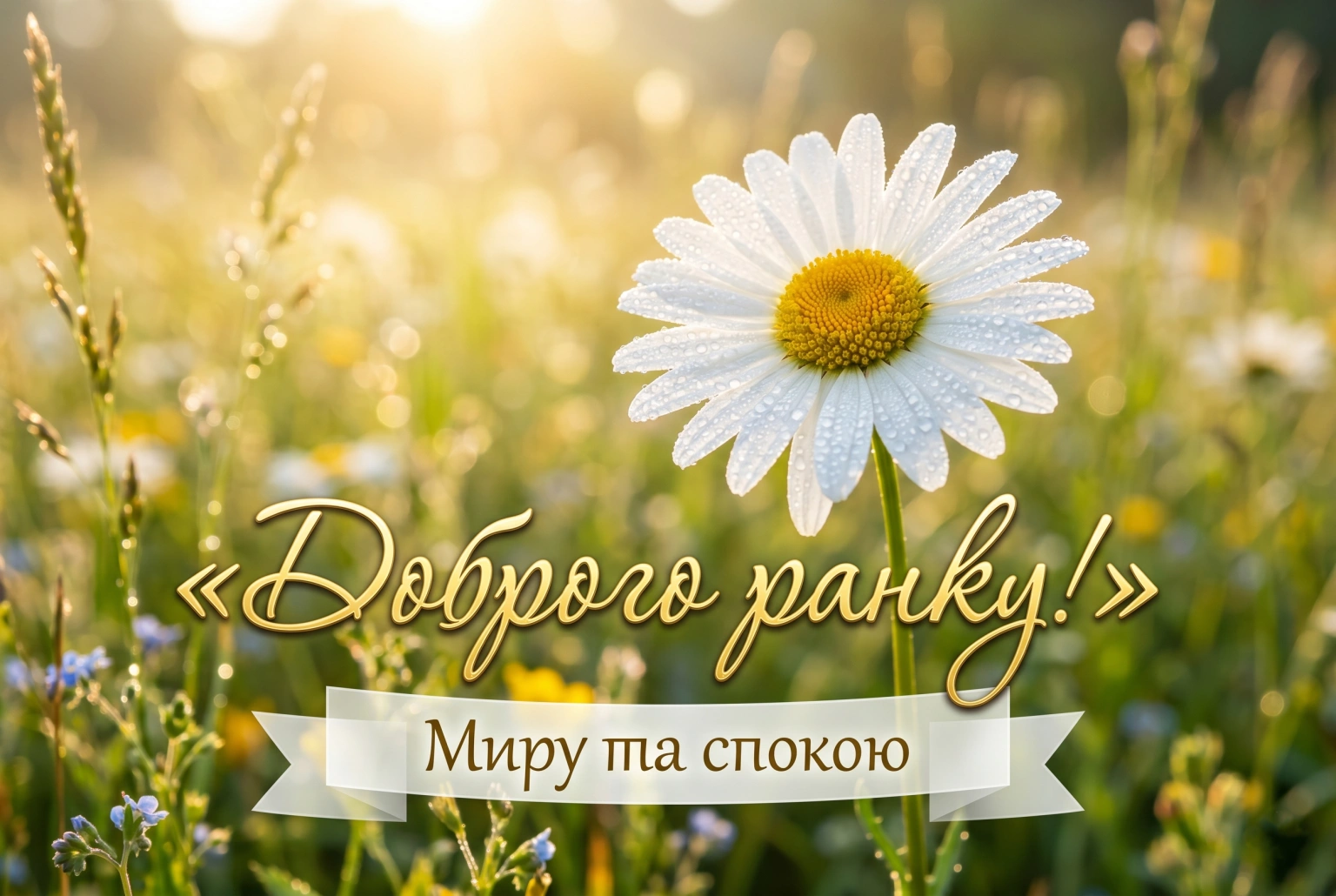 Ромашка: доброго ранку та найтепліші картинки для душевного початку дня
