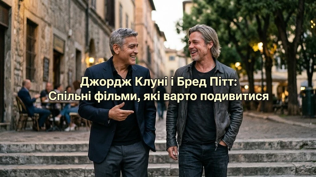 Найкращі фільми з Джорджем Клуні і Бредом Піттом