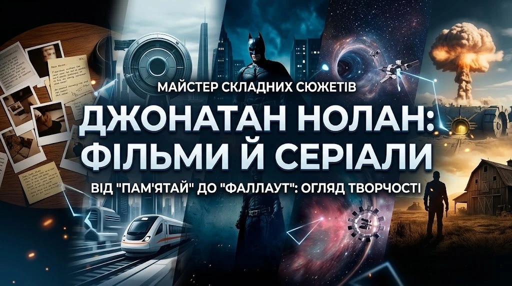 Фільми і серіали Джонатана Нолана: від перших до останніх