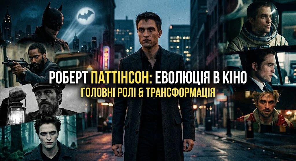 Фільми Паттінсона: від вампіра до Бетмена