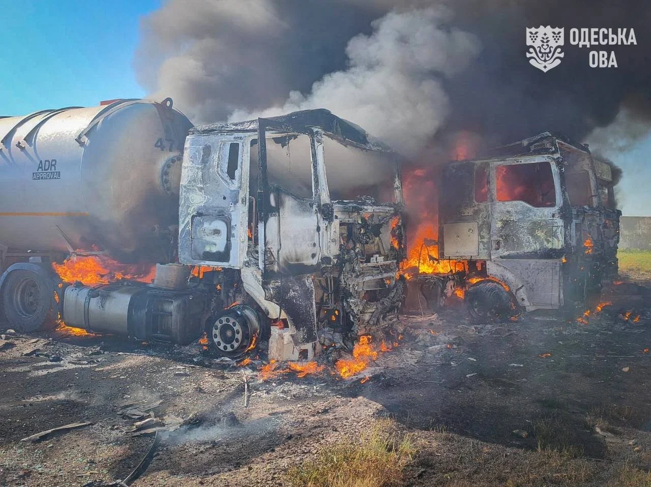 Російська атака на південну частину Одещини призвела до трагічних наслідків та пожежі