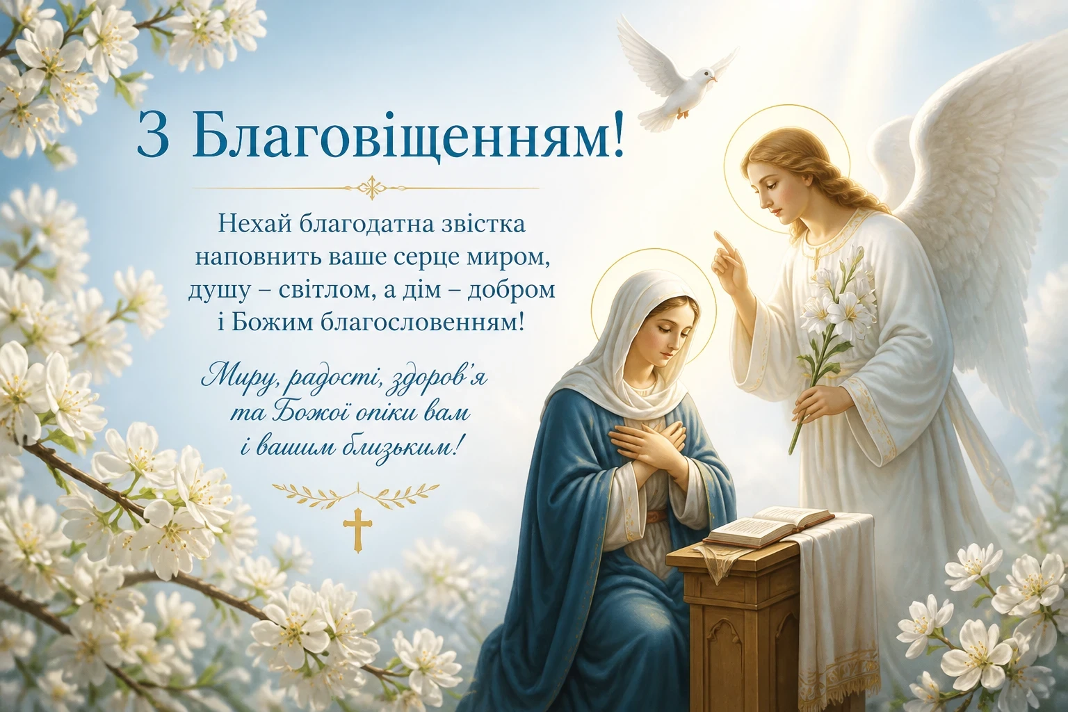 Привітання з благовіщенням