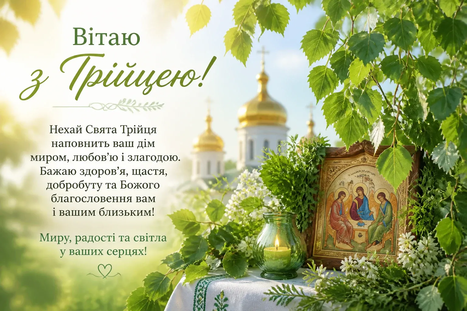 Вітання з трійцею